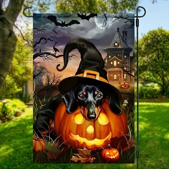Garden Flag, 12x18 Inch, Double-Sided Waterproof Polyester, Halloween, N… - Picture 7 of 8